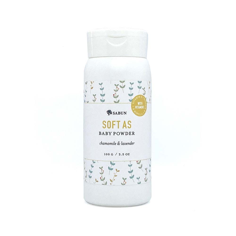 natural talc free baby powder lavender sabun
