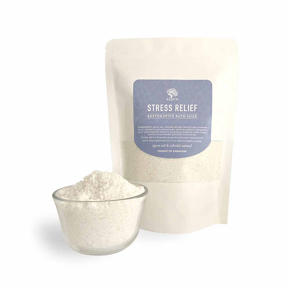 Stress Relief Foaming Bath Salt Sabun