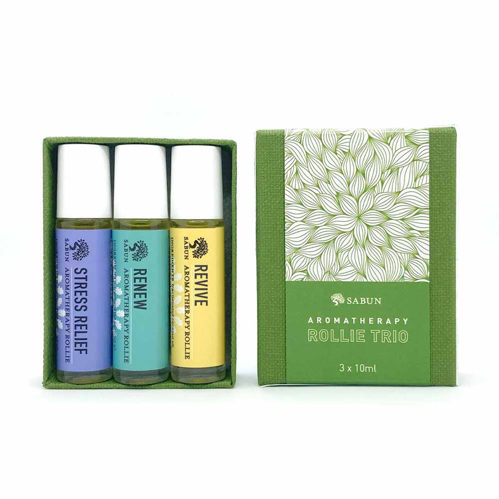 essential oil roll on gift set self care sabun