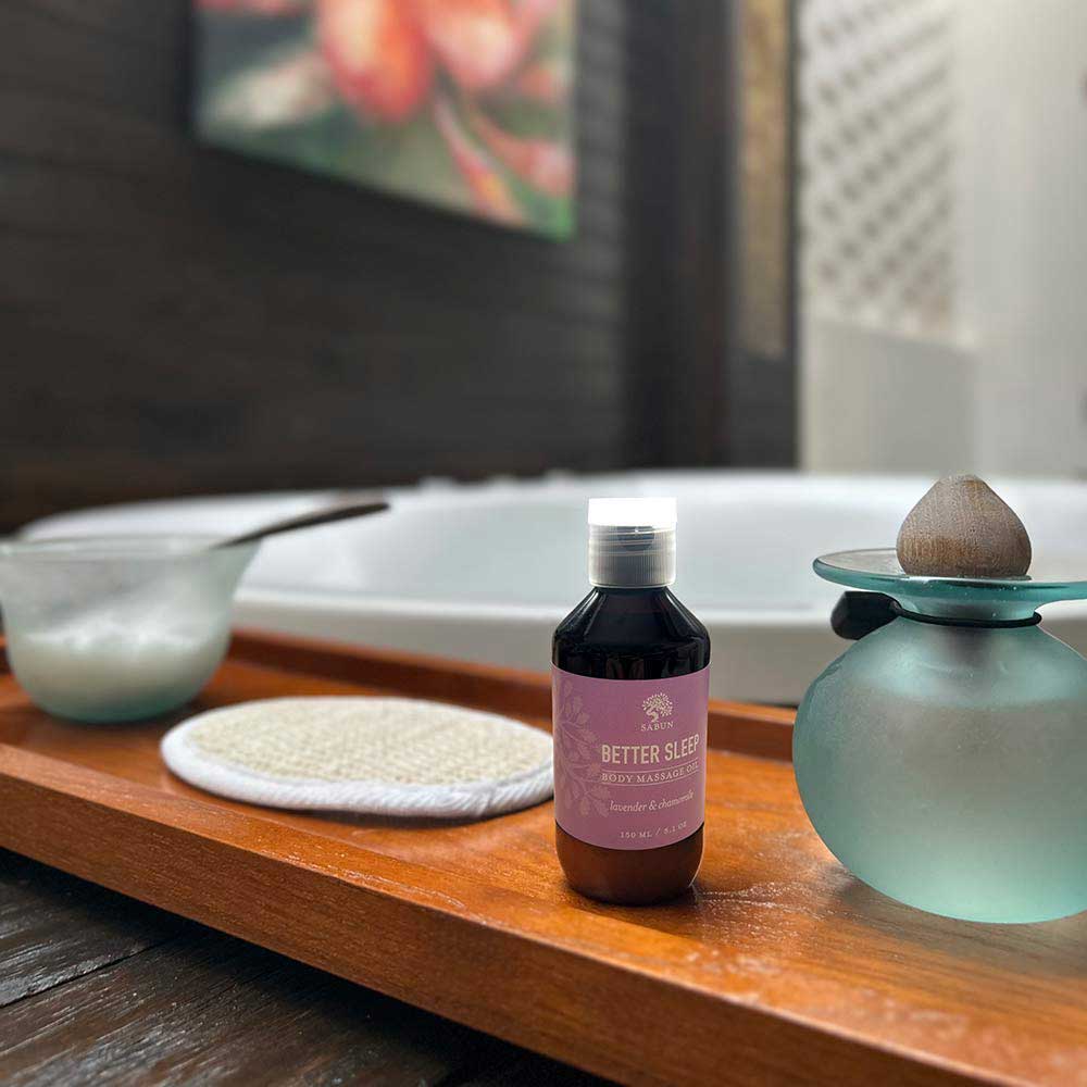 massage oil lavender