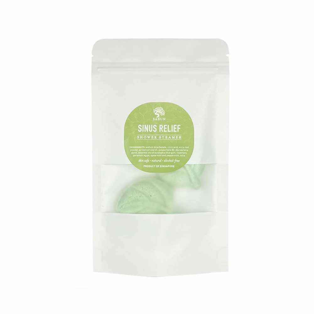 shower steamer sinus relief sabun